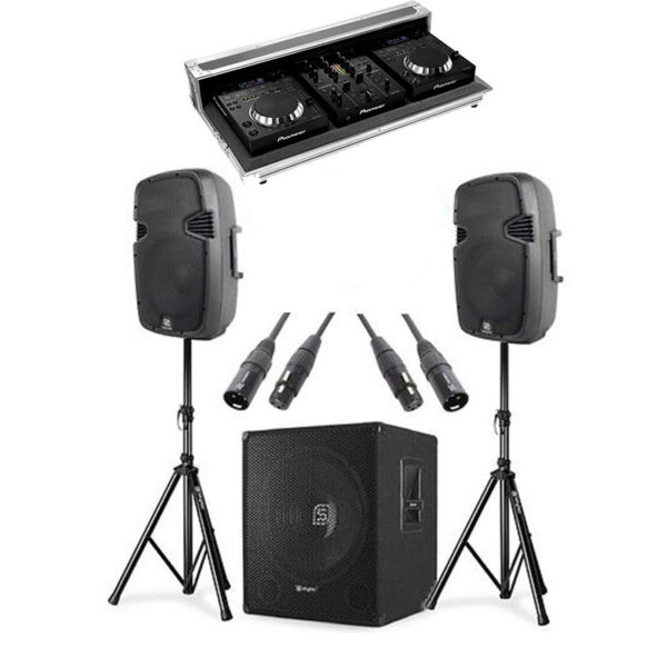 Set impianto Audio DJ PLUS per feste